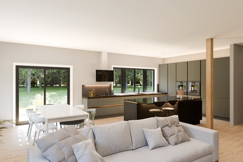 Dream House Plan - Interior - Kitchen for Barndominium House Plan #1089-38 - 3 bed, 2.5 bath