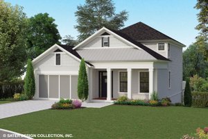 Country Exterior - Front Elevation Plan #930-495