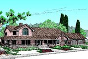 Traditional Style House Plan - 5 Beds 2.5 Baths 3483 Sq/Ft Plan #60-175 