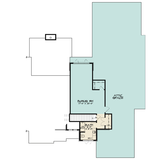 House Plan Design - Contemporary Floor Plan - Upper Floor Plan #923-125