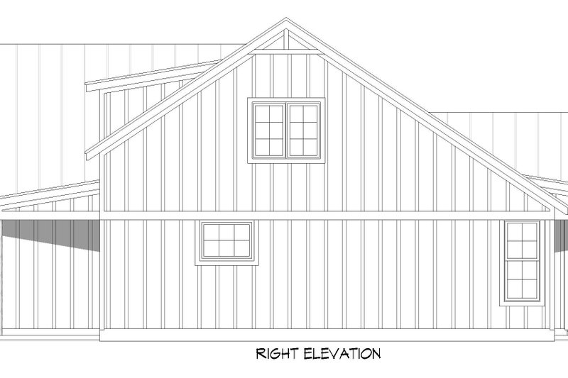 Dream House Plan - Exterior - Other Elevation 1 for Farmhouse House Plan #932-1178 - 3 bed, 3 bath