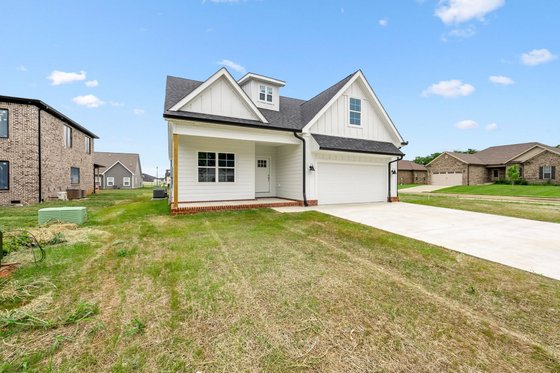 Exterior - Front Elevation 4 for Farmhouse House Plan #20-2398 - 4 bed, 3.5 bath