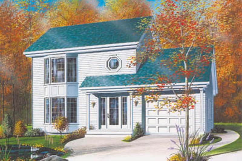 Dream House Plan - Exterior - Front Elevation Plan #23-2126