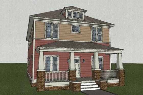 Exterior - Other Elevation 1 for Craftsman House Plan #461-2 - 4 bed, 3.5 bath