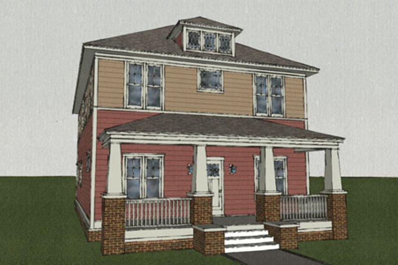 Home Plan - Exterior - Other Elevation 1 for Craftsman House Plan #461-2 - 4 bed, 3.5 bath