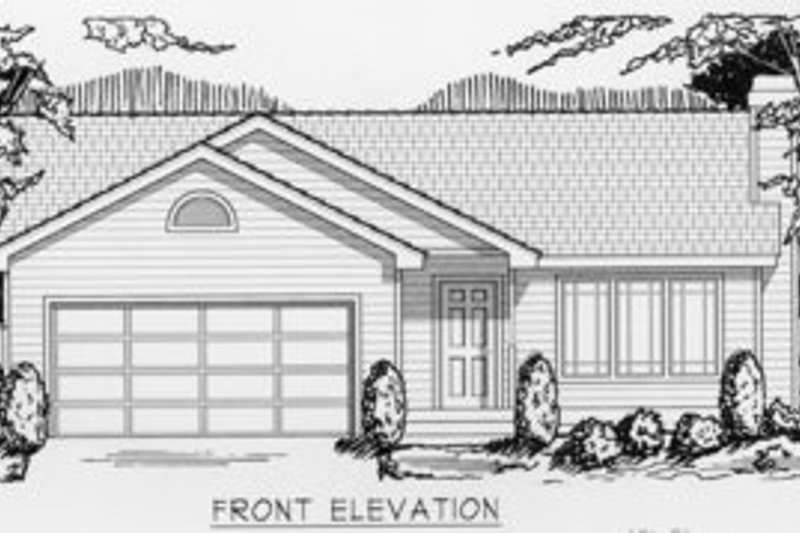 Ranch Style House Plan - 2 Beds 1 Baths 1080 Sq/Ft Plan #112-101