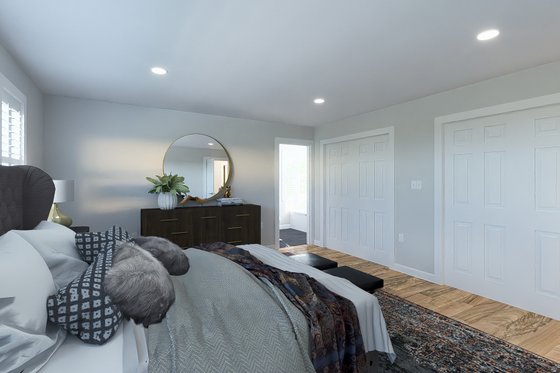 Interior - Master Bedroom 1 for Traditional House Plan #1060-211 - 3 bed, 2.5 bath