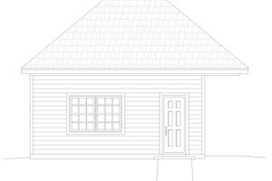 Exterior - Other Elevation 1 for Country House Plan #932-233, 0 bath