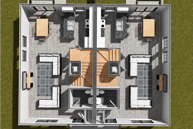 House Plan Design - Floor Plan - Main Floor 1 for Cottage House Plan #513-2370 - 3 bed, 2.5 bath