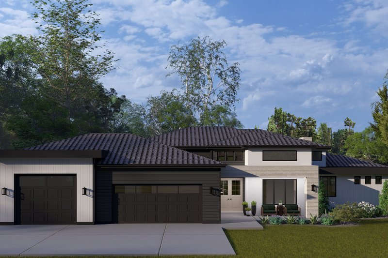 Dream House Plan - Craftsman Exterior - Front Elevation Plan #1060-431