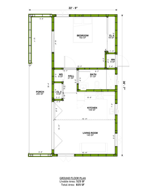 Home Plan - Contemporary Floor Plan - Main Floor Plan #1106-151