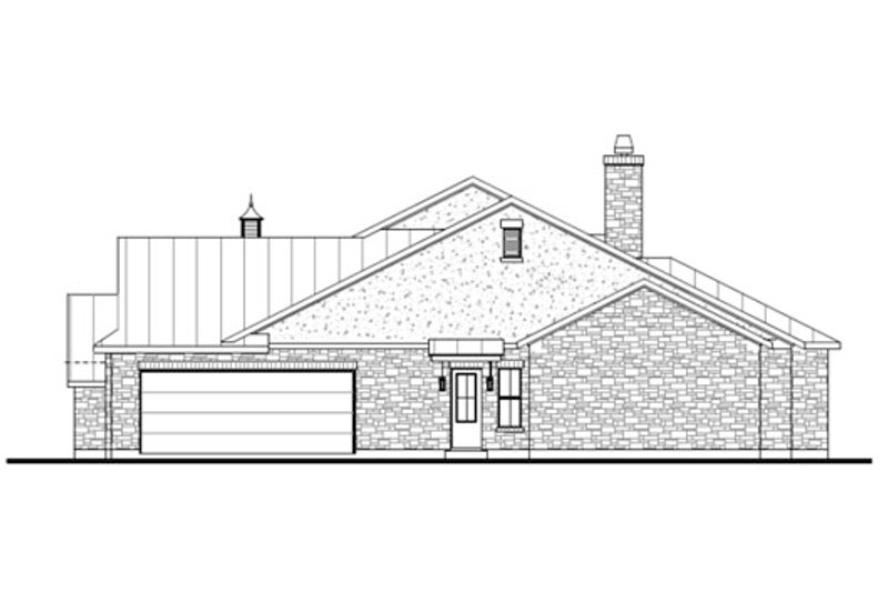 Architectural House Design - Exterior - Other Elevation for Country House Plan #80-174 - 4 bed, 3 bath