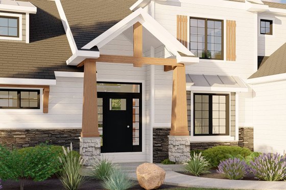 Exterior - Other Elevation 2 for Farmhouse House Plan #1064-188 - 4 bed, 3.5 bath