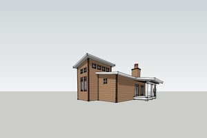 Modern Exterior - Other Elevation Plan #531-4
