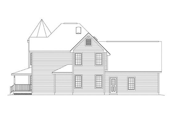 Exterior - Other Elevation 1 for Victorian House Plan #57-226 - 3 bed, 2.5 bath