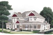 Victorian Style House Plan - 4 Beds 4 Baths 4091 Sq/Ft Plan #410-399 