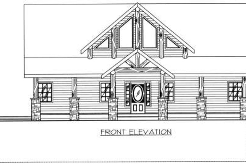 Home Plan - Exterior - Other Elevation for Bungalow House Plan #117-580 - 3 bed, 2.5 bath
