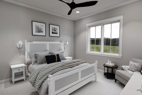 Interior - Master Bedroom for Farmhouse House Plan #51-1260 - 3 bed, 3.5 bath