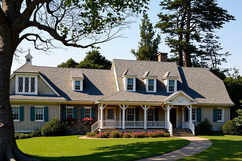 Dream House Plan - Country Photo Plan #137-131