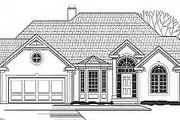 European Style House Plan - 4 Beds 4 Baths 3295 Sq/Ft Plan #67-256 