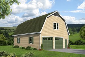 Farmhouse Exterior - Front Elevation Plan #932-322