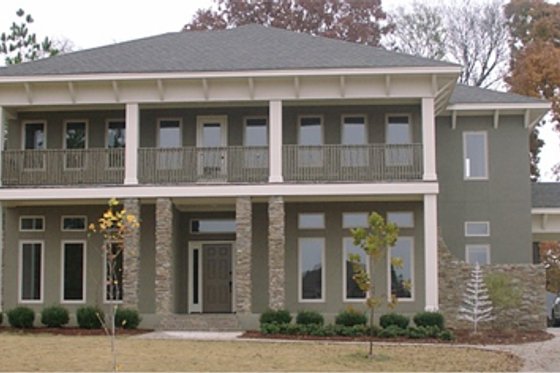 Exterior - Front Elevation for Traditional House Plan #63-261 - 4 bed, 4.5 bath