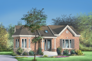 Traditional Style House Plan - 2 Beds 1 Baths 1014 Sq/Ft Plan #25-162 