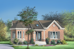 Traditional Exterior - Front Elevation Plan #25-162