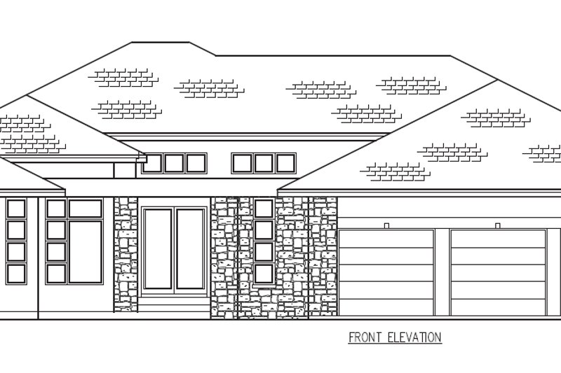 House Design - Exterior - Other Elevation for Contemporary House Plan #56-601 - 4 bed, 4 bath