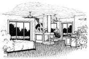 European Style House Plan - 4 Beds 3.5 Baths 3556 Sq/Ft Plan #417-394 
