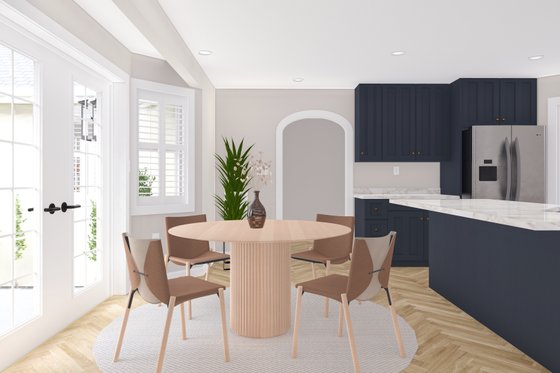 Interior - Dining Room for Ranch House Plan #1060-299 - 4 bed, 2 bath