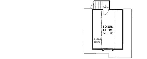 Craftsman Floor Plan - Upper Floor Plan #18-4503