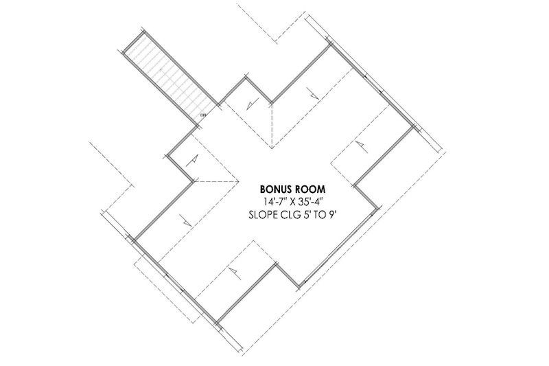 House Design - Floor Plan - Upper Floor for Farmhouse House Plan #1096-23 - 4 bed, 4.5 bath