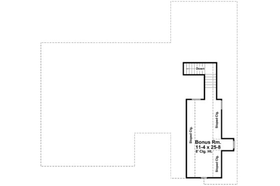 Floor Plan - Other Floor for Traditional House Plan #21-221 - 3 bed, 2 bath