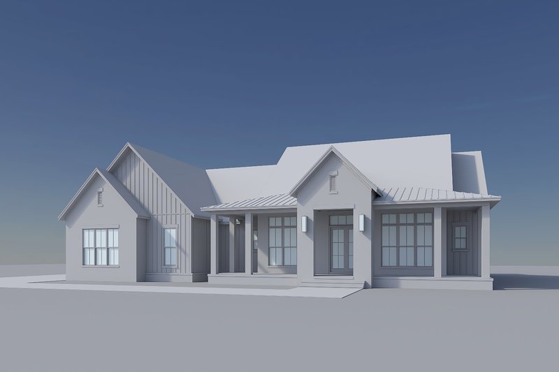 Architectural House Design - Exterior - Front Elevation 13 for Farmhouse House Plan #430-423 - 4 bed, 3.5 bath