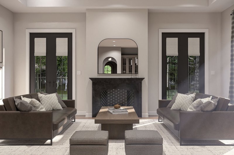 Architectural House Design - Interior - Family Room for Cottage House Plan #455-778 - 3 bed, 2.5 bath