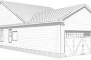 Craftsman Style House Plan - 2 Beds 2 Baths 1302 Sq/Ft Plan #63-273 