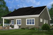 Bungalow Style House Plan - 3 Beds 3.5 Baths 2274 Sq/Ft Plan #51-1350 