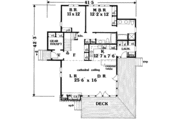 Modern Style House Plan - 3 Beds 3 Baths 1814 Sq/Ft Plan #314-166 