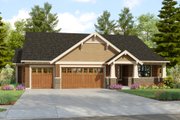 Craftsman Style House Plan - 4 Beds 3 Baths 2601 Sq/Ft Plan #48-1088 