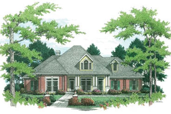 Exterior - Other Elevation for Traditional House Plan #45-152 - 4 bed, 3.5 bath