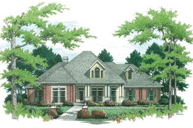 Dream House Plan - Traditional Exterior - Other Elevation Plan #45-152