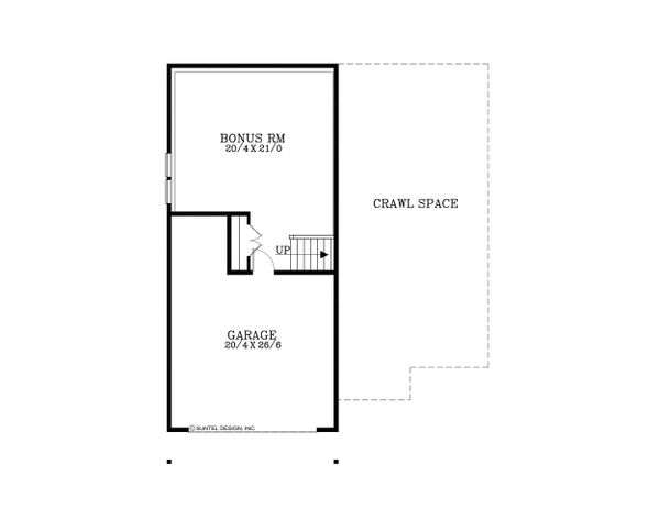 Home Plan - Craftsman Floor Plan - Lower Floor Plan #53-613