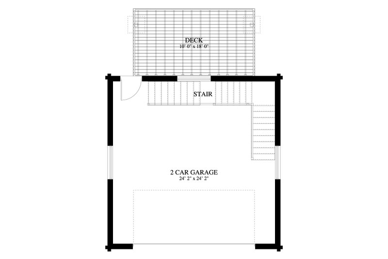 House Blueprint - Floor Plan - Main Floor for Traditional House Plan #1060-89, 0 bath