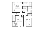 Farmhouse Style House Plan - 3 Beds 2.5 Baths 1636 Sq/Ft Plan #48-1163 