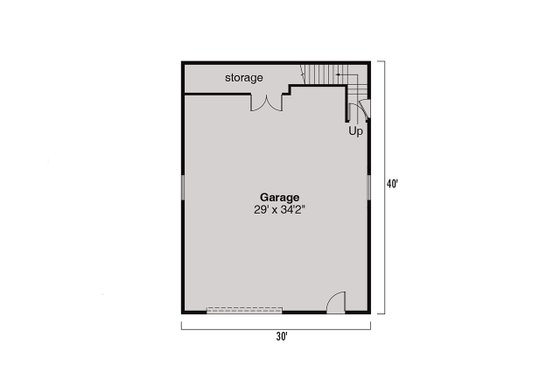 Floor Plan - Main Floor for Traditional House Plan #124-661, 0 bath