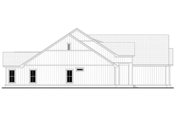 Exterior - Other Elevation for Ranch House Plan #430-302 - 4 bed, 3.5 bath