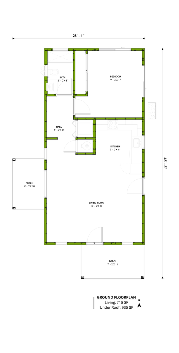 Ranch Floor Plan - Main Floor Plan #1106-52