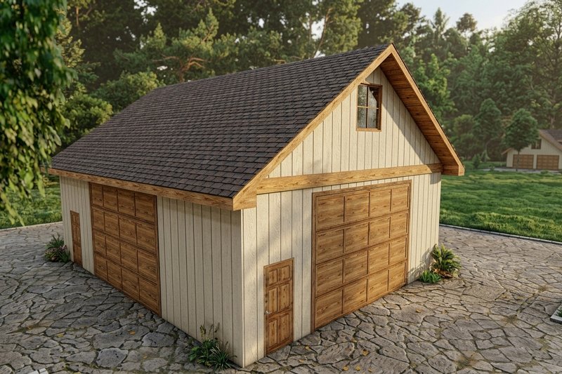 Home Plan - Exterior - Front Elevation 2 for Traditional House Plan #117-260, 0 bath