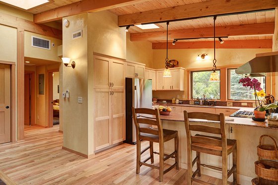 Interior - Kitchen 1 for Modern House Plan #890-1 - 2 bed, 1 bath